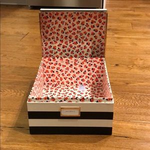 Kate Spade Large Nesting Box - Black Stripe